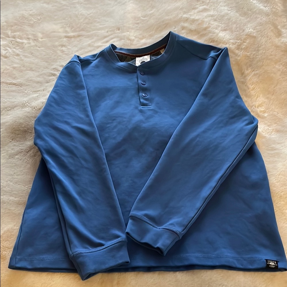 Copper & Oak Supply Long Sleeve Henley Shirt
